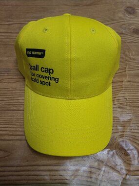 No Name ball cap for covering bald spot snapback hat (NEW)